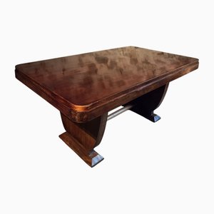 Mesa de comedor francesa Art Déco antigua, años 20