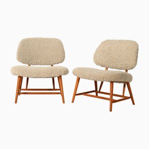 Poltrone Te-Ve di Alf Svensson, anni '50, set di 2