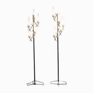 Floor Lamps, Italy, 1950s, Set of 2