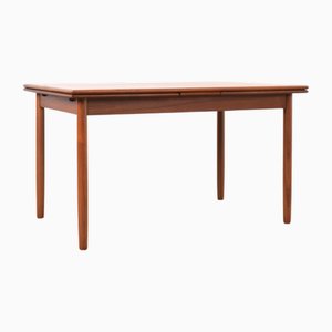 Mid-Century Modern Danish Extendable Dining Table in Teak, 1960s