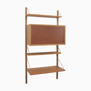 One-Strip Royal System Regalsystem aus Teak von Poul Cadovius, 1960er, 6er Set