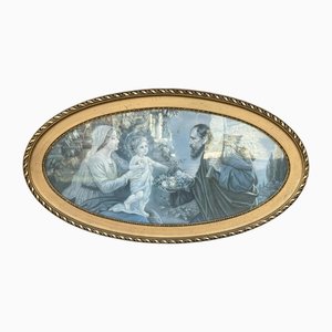 Artista Art Nouveau, Sagrada Familia, Impresión, Enmarcado