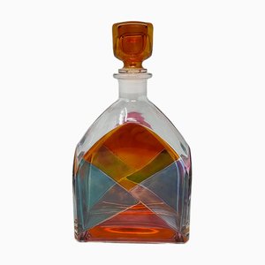 Decanter or Decorative Bottle by Luigi Bormioli, Italy, 1970s