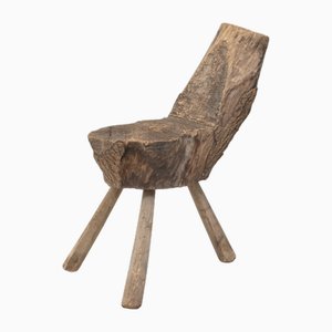 Antique Rustic Side Chair, 1850