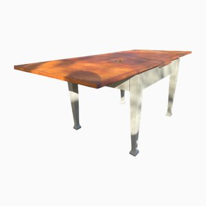 Mesa extensible antigua, década de 1890