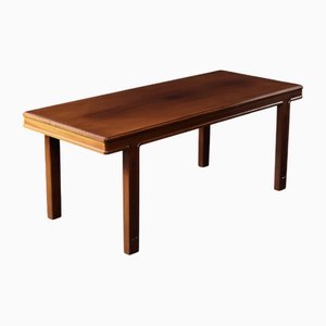 Mesa de centro escandinava vintage de caoba de Tranås Möbelfabrik Ab, años 50