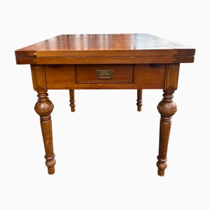 Table Antique à Rallonge en Frêne