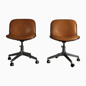 Parioli Office Chairs by Ennio Fazioli for MIM, 1960s, Set of 2