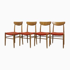 Skandinavische Esszimmerstühle, 1960er, 4 . Set