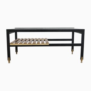 Mesa de centro de madera de Sant'Ambrogio e de Berti, años 60