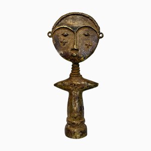 Antique Asante Brass Figure, 1920s