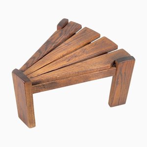 Table d'Appoint Triangulaire Brutaliste par Dittman pour Awa Radbound, 1960s