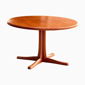 Mesa de comedor extensible Mid-Century moderna de teca de McIntosh, años 60