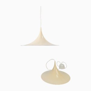 Lampes à Suspension Semi Vintage par Claus Bonderup Thorsten Thorup pour Fog & Mørup, 1960s, Set de 2