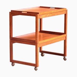 Carrello portabevande in teak di White & Newton, anni '60