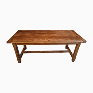 Vintage French Oak Dining Table, 1960s