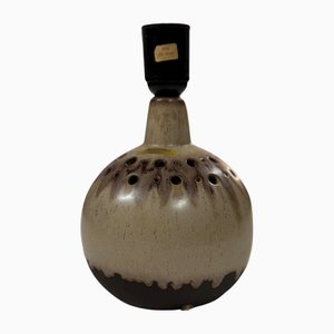 Beleuchtete Tischlampe aus Keramik von PM Keramik, 1970er