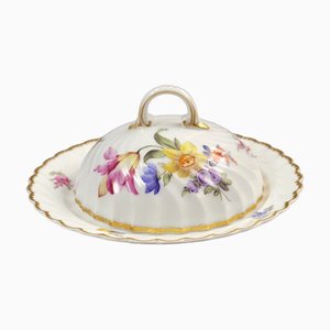 Louis XVIII Porcelain Covered Butter Dish by Nymphenburg for Nymphenburg, 1890s