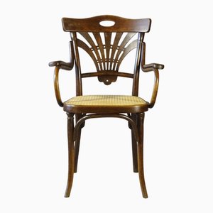 Antiker Armlehnstuhl aus Bugholz von Thonet