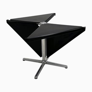 Black Plana Folding Table by Giancarlo Piretti for Castelli, 1970s