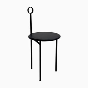 Schwarzer Mickville Stuhl von Philippe Starck für Driade, 1985