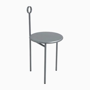 Silla Mickville en gris de Philippe Starck para Driade, 1985