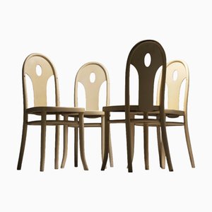Sedie da pranzo di Otto Prutscher per Thonet, Austria, 1915, set di 4
