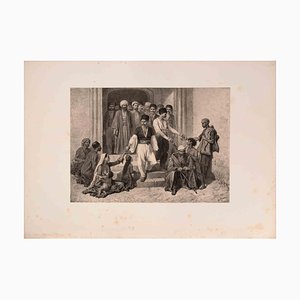 Auguste Raffet, Tatars Faisant des Aumônes, Lithograph, 1840
