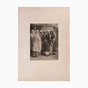 Auguste Raffet, Femmes Tatars en Bessarabie, Lithograph, 1842