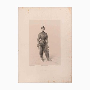 Auguste Raffet, Le Vivandière, Lithographie, 1857