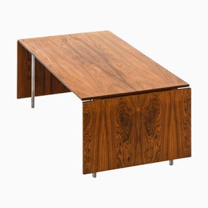 Modell AT-319 Esstisch aus Palisander & Stahl von Hans J. Wegner, 1960er