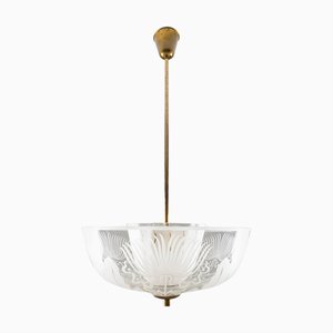 Vintage Hanging Light by Bo Notini for Glössner, Sweden, 1940s