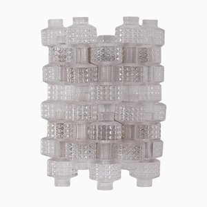 Gert Nyström zugeschriebene Festival Wandlampen aus Glas für Orrefors, 1960er, 2er Set