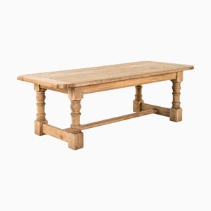 French Stripped Oak Farmhouse Table