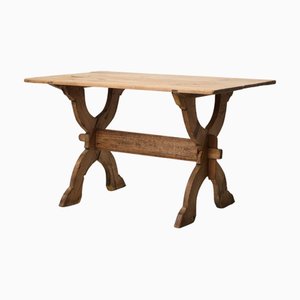 Antiker nordschwedischer Primitiver Tisch aus Kiefernholz
