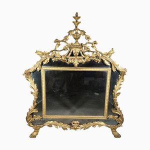 Italian Empire Giltwood Mirror, 1740s