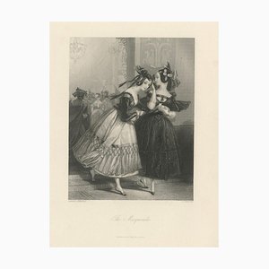 After Edward Corbould, The Masquerade, 19th Century, Engraving