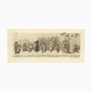 Boris Oklein, Chacun Son Tour, 1930er, Radierung