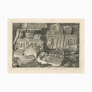 Baltard, Fragments d'Architecture du Château d'Écouen, 1800, Gravure