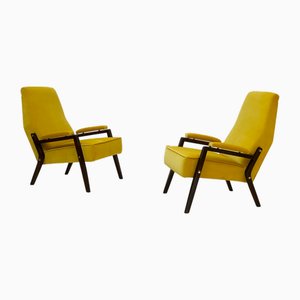 Vintage Lounge Chairs, 1950s, Set of 2