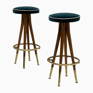 Sgabelli vintage, anni '50, set di 2