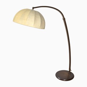 Lampada grande ad arco regolabile di JT Kalmar, anni '40