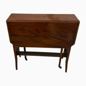 Antique Edwardian Inlaid Mahogany Sutherland Table, 1900s