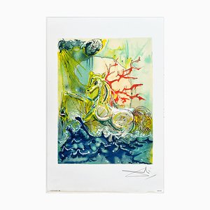 Salvador Dali, Neptune, 1983, Lithograph