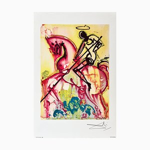 Salvador Dali, Saint Georges, 1983, Lithographie