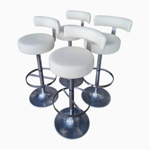 Französische Vintage Barhocker, 1980er, 4er Set