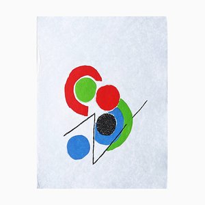 Sonia Delaunay, Juste Présent, 1961, Lithographie