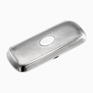 Antique 19th Century Victorian Silver Cigar Case from Henry William Dee, 1877