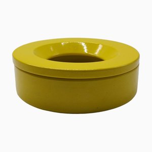 Cenicero Barbados italiano en amarillo de Angelo Mangiarotti para Danese, años 60