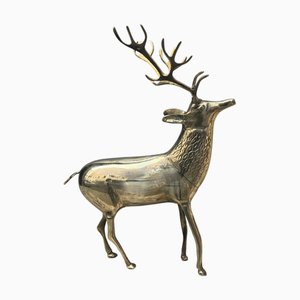Vintage Brass Deer Figurine